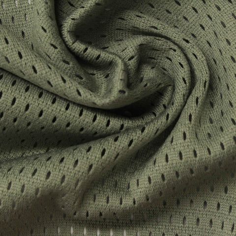 100% Polyester Mesh Fabric, 117 gsm, 150 cm — Green