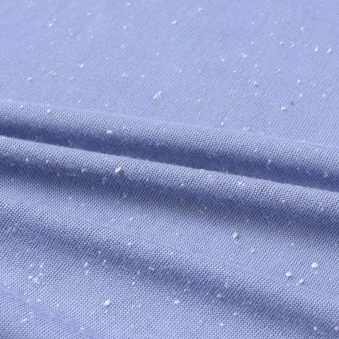 Light Blue Marl Jersey Knit, Viscose, 130 gsm, 160 cm
