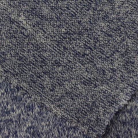 Black Marl Chunky Knit, 210 gsm