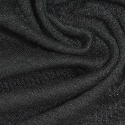 Dark Grey Marl Knit, Poly-Viscose, 240 gsm, 175 cm, ref EF-248983