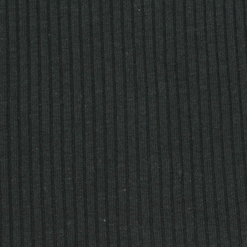 Black Rib Knit, Cotton