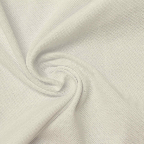 Cotton Polyester Piqué Knit Fabric, 159 gsm, 180 cm — Beige