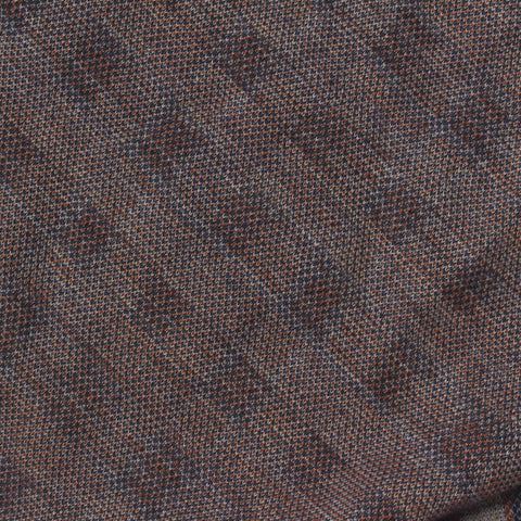 Navy Check Interlock Knit, Polyester