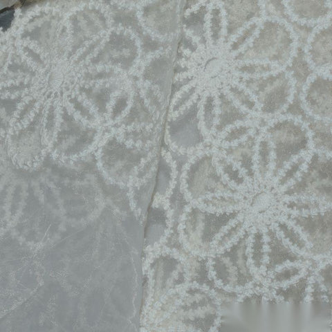Grey Tone-on-Tone Floral Jacquard
