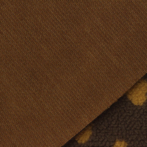 100% Polyester Knit Fabric, 390 gsm, 176 cm — Brown