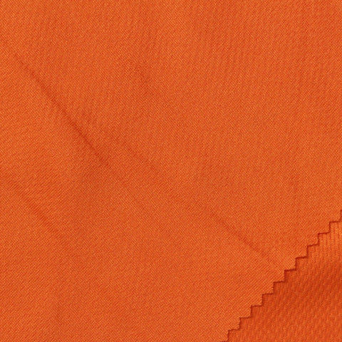 100% Polyester Birdseye Knit Fabric, 140 gsm — Orange, ref EF-273361