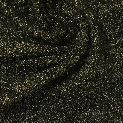 Black Marl Knit, 280 gsm, 150 cm