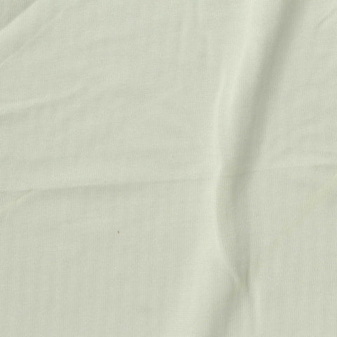 Modal Polyester Jersey Knit Fabric, 190 gsm, 165 cm — White