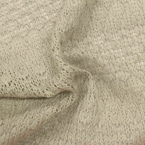 Light Beige Diamond Chunky Knit, Acrylic