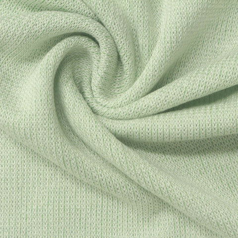 Viscose Polyester Rib Knit Fabric, 220 gsm, 160 cm — Green