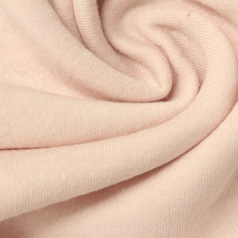 Cotton Polyester French Terry Fabric, 215 gsm — Pink