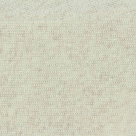 Light Cream Marl Rib Knit, Cotton
