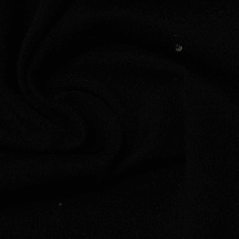Black Jersey Knit, Poly-Viscose