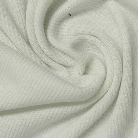 Off-White Rib Knit, Polyester