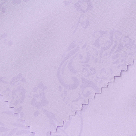 Light Purple Tone-on-Tone Floral Jacquard, Polyester