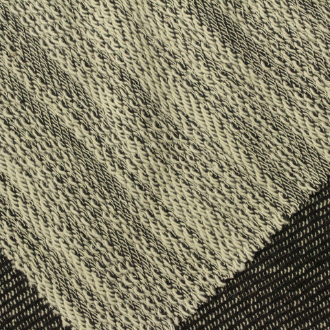 Black Marl French Terry, Cotton-Poly, 220 gsm, 160 cm