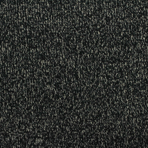 Dark Grey Marl Rib Knit, Polyester