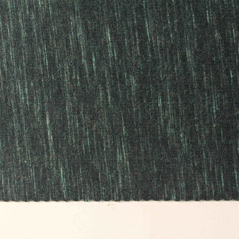 Dark Green Marl Jersey Knit, Cotton, 190 gsm