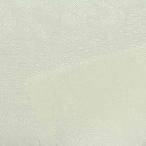 White Tone-on-Tone Jacquard, Viscose-Poly, 147 gsm
