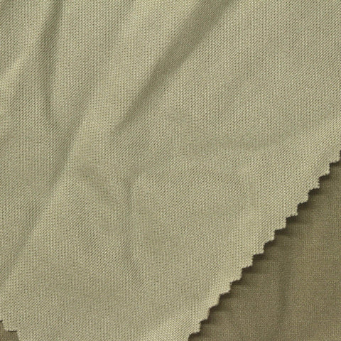 100% Polyester Scuba Knit Fabric, 190 gsm, 180 cm — Khaki