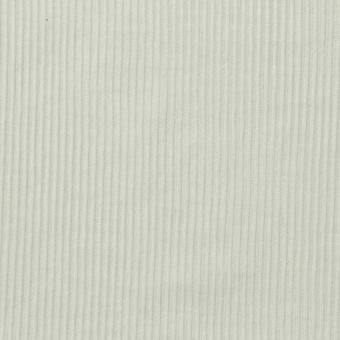 Polyester Viscose Rib Knit Fabric, 160 gsm, 157 cm — White
