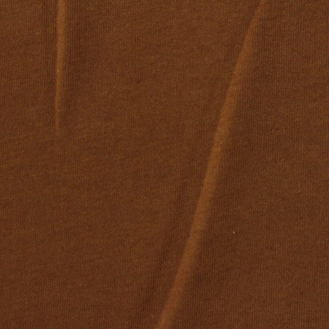 Brushed Polyester Viscose French Terry Fabric, 230 gsm — Brown