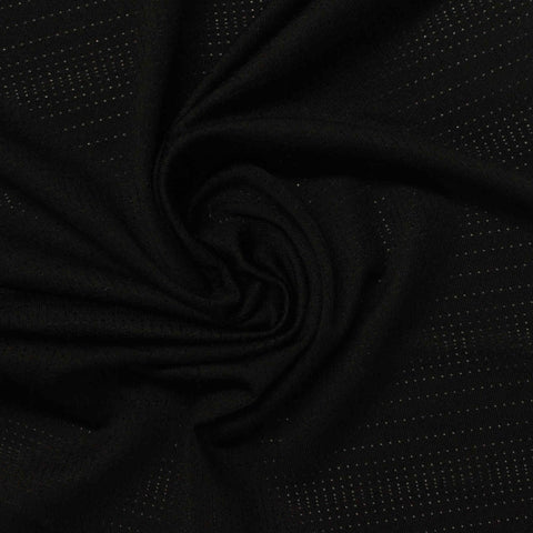 Black Dots Mesh, Polyester, 164 gsm