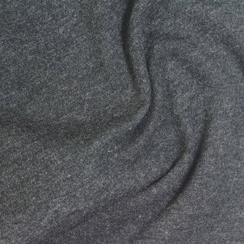 Charcoal Marl Ponte Knit, Cotton