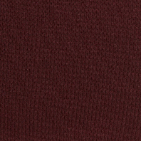 Polyester Cotton French Terry Fabric, 240 gsm, 170 cm — Red