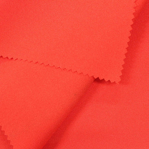 100% Polyester Linen-Look Fabric, 145 gsm — Red, ref EF-213636