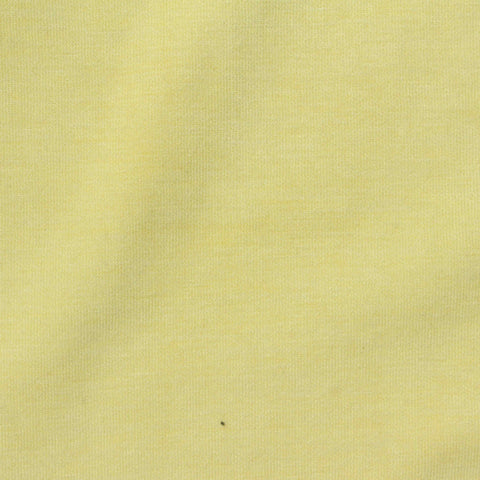 Viscose Cotton Blend Stretch Interlock Knit Fabric, 320 gsm, 170 cm — Yellow