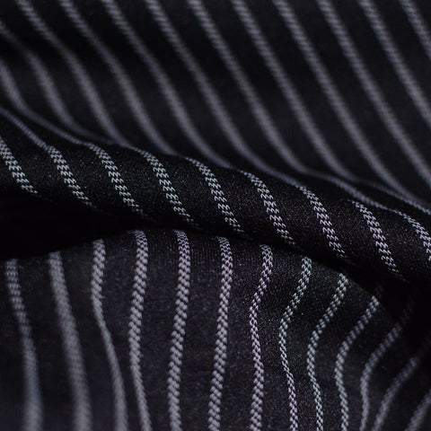 Light Grey Vertical-Stripe Knit, Polyester