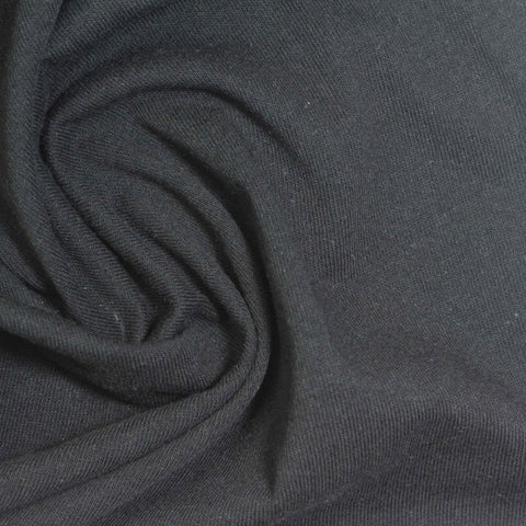 Black Jersey Knit, Cotton