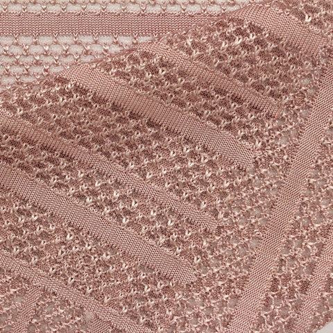 Pink Horizontal-Band Jacquard, Polyester, 270 gsm