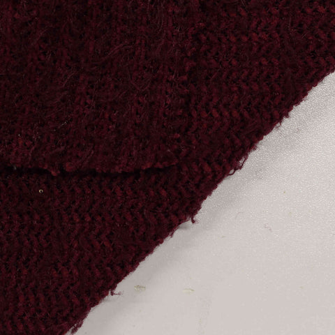 Jacquard 100% Polyester Chenille Fabric, 245 gsm, 157 cm — Red