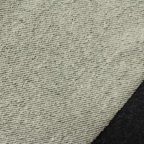 Cotton Polyester French Terry Fabric, 310 gsm, 170 cm — Grey