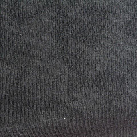 Brushed Polyester Cotton French Terry Fabric, 280 gsm, 185 cm — Grey