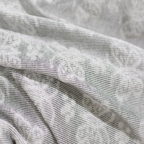 Grey Tone-on-Tone Chunky Knit, Polyester