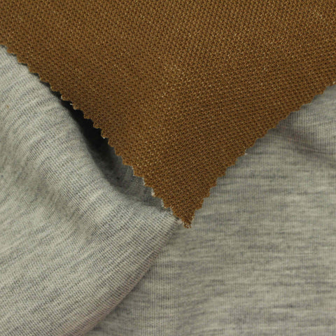 Heather Grey Marl Knit, Poly-Viscose, 429 gsm