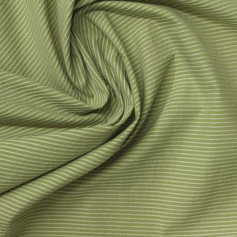 Green Horizontal-Stripe Woven, Nylon