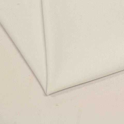 Polyester Stretch Knit Fabric, 190 gsm, 155 cm — White