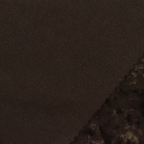 100% Polyester Knit Fabric, 240 gsm, 150 cm — Brown