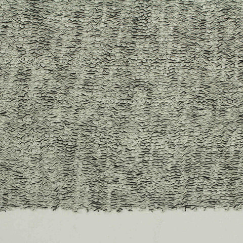 Grey Heathered-Marl Chunky Knit, Viscose-Poly, 155 gsm