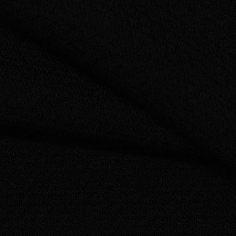 Black Waffle Knit, Polyester