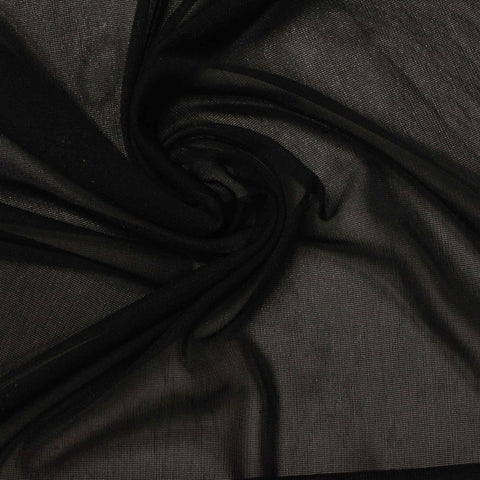 Dark Grey Marl Rib Knit, Polyester, 90 gsm
