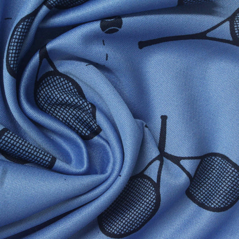 Black Lines Birdseye Knit, Polyester, 130 gsm
