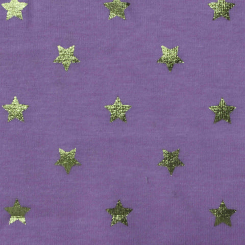 Gold Stars Knit, Cotton-Poly