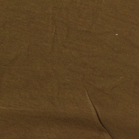 Cotton Viscose Jersey Knit Fabric, 140 gsm, 160 cm — Khaki