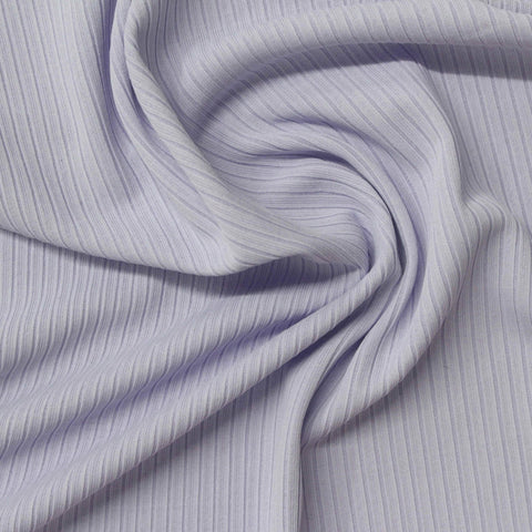 Pale Lavender Rib Knit, Polyester