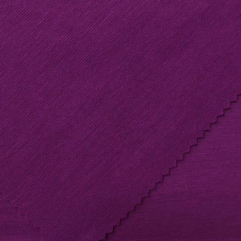 Slub Polyester Viscose Stretch Ponte Knit Fabric, 260 gsm, 160 cm — Purple